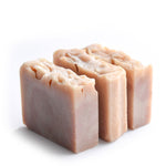 Load image into Gallery viewer, Three bars of vanilla Amana Beef Tallow Soap on a white background

