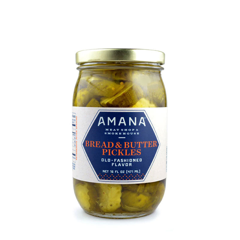 jar of amana bread and butter pickles
