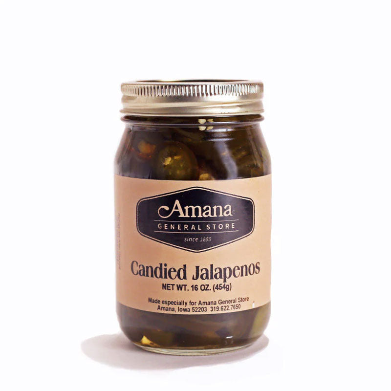 jar of candied jalapenos