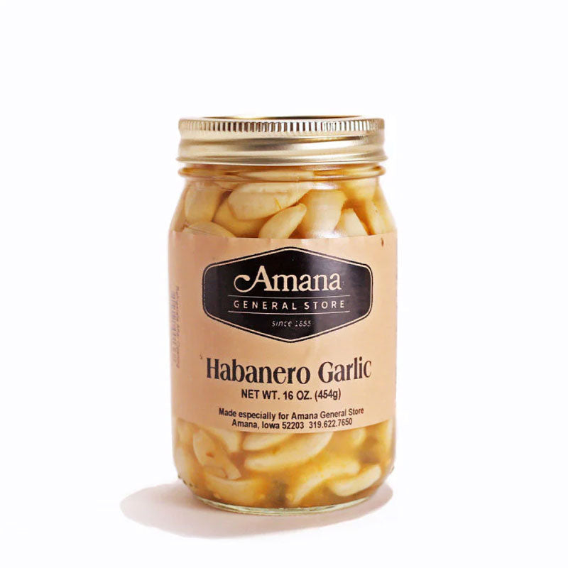 jar of habanero garlic
