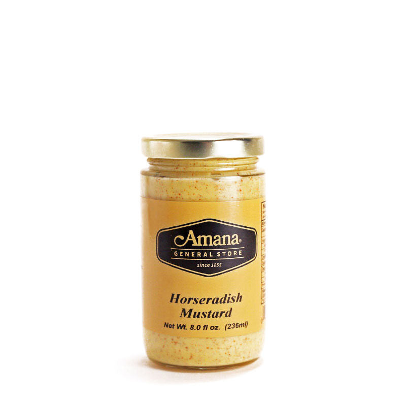 jar of horseradish mustard
