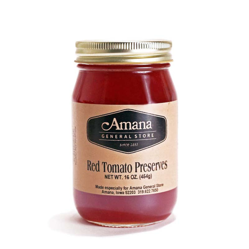 jar of red tomato preserves